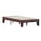 Flash Furniture Walnut Twin Size Solid Wood Platform Bed YKC-1090-T-WAL-GG - alternate 10